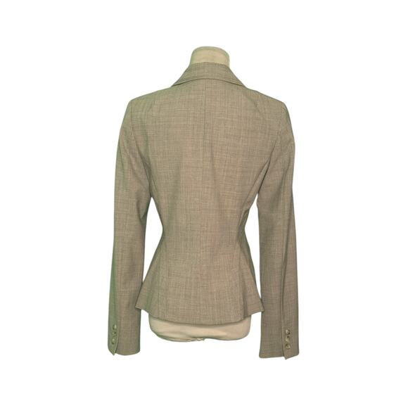 Laundry by Shelly Segal beige one button blazer size 6 - Picture 2 of 12